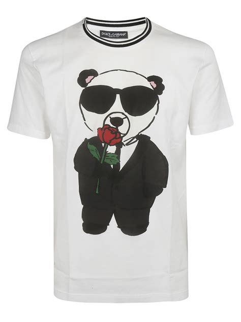 dolce gabbana panda t shirt|dolce and gabbana leather pants.